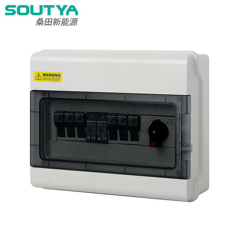 Kothak Combiner DC 1000V 3 ing 1 jinis isolator
