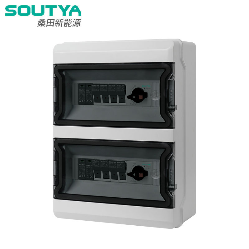 Kothak Combiner DC 1000V 4 ing 2 jinis isolator