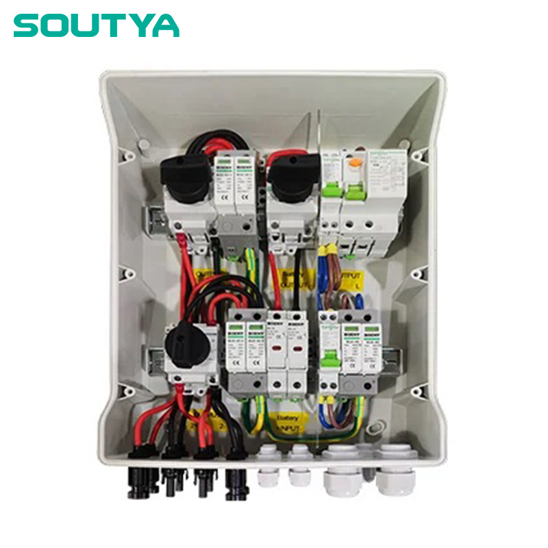 Carane Pemasang Solar Cut Wektu Instalasi dening 30% karo DC + AC Combiner Box