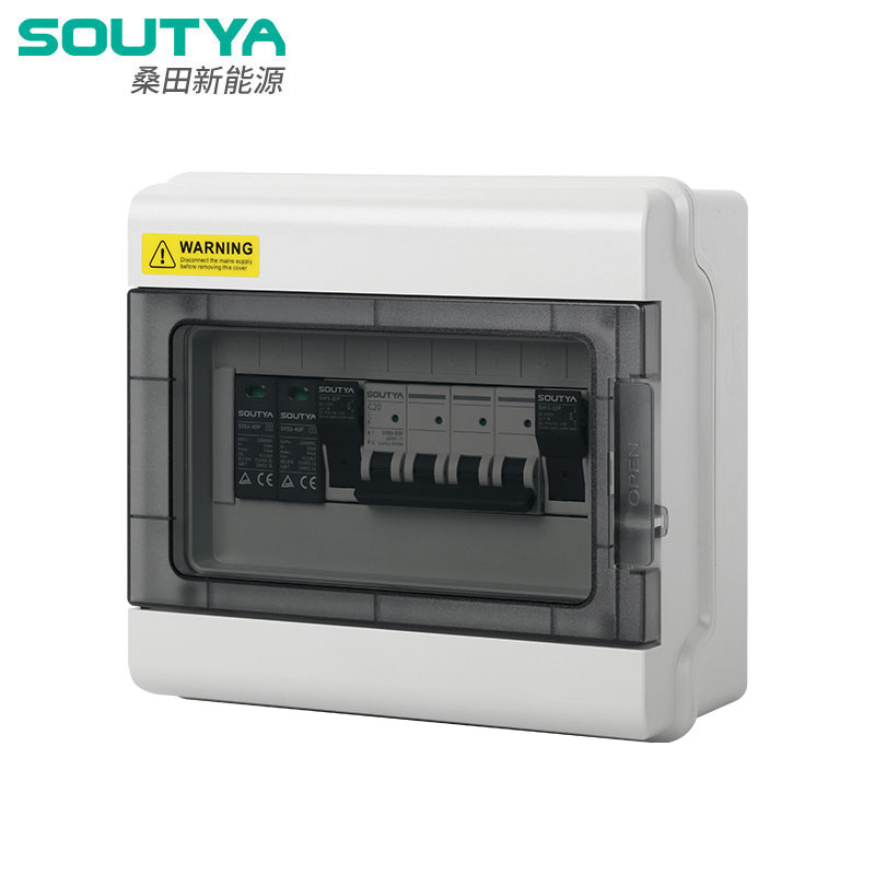 Napa Pilih Kothak Gabungan DC 1000V 1 Ing 1 Jinis MCB kanggo Proyek Solar